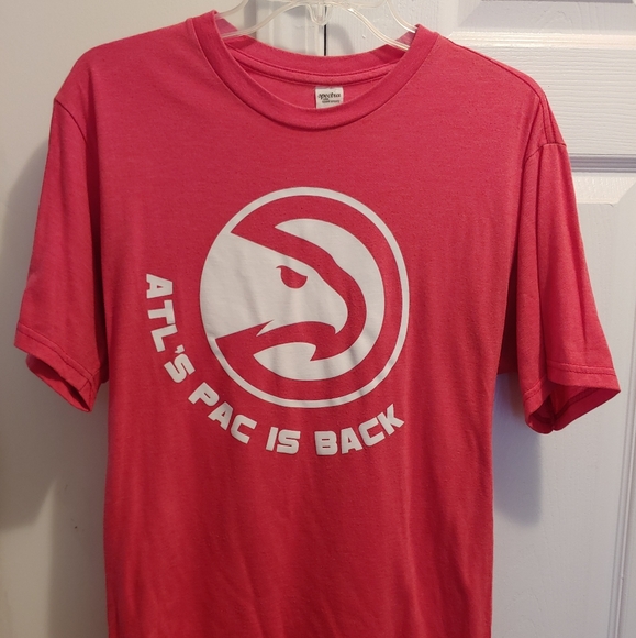 NBA Other - ATL PAC is Back ATLANTA Hawks NBA Rose Pink Tee